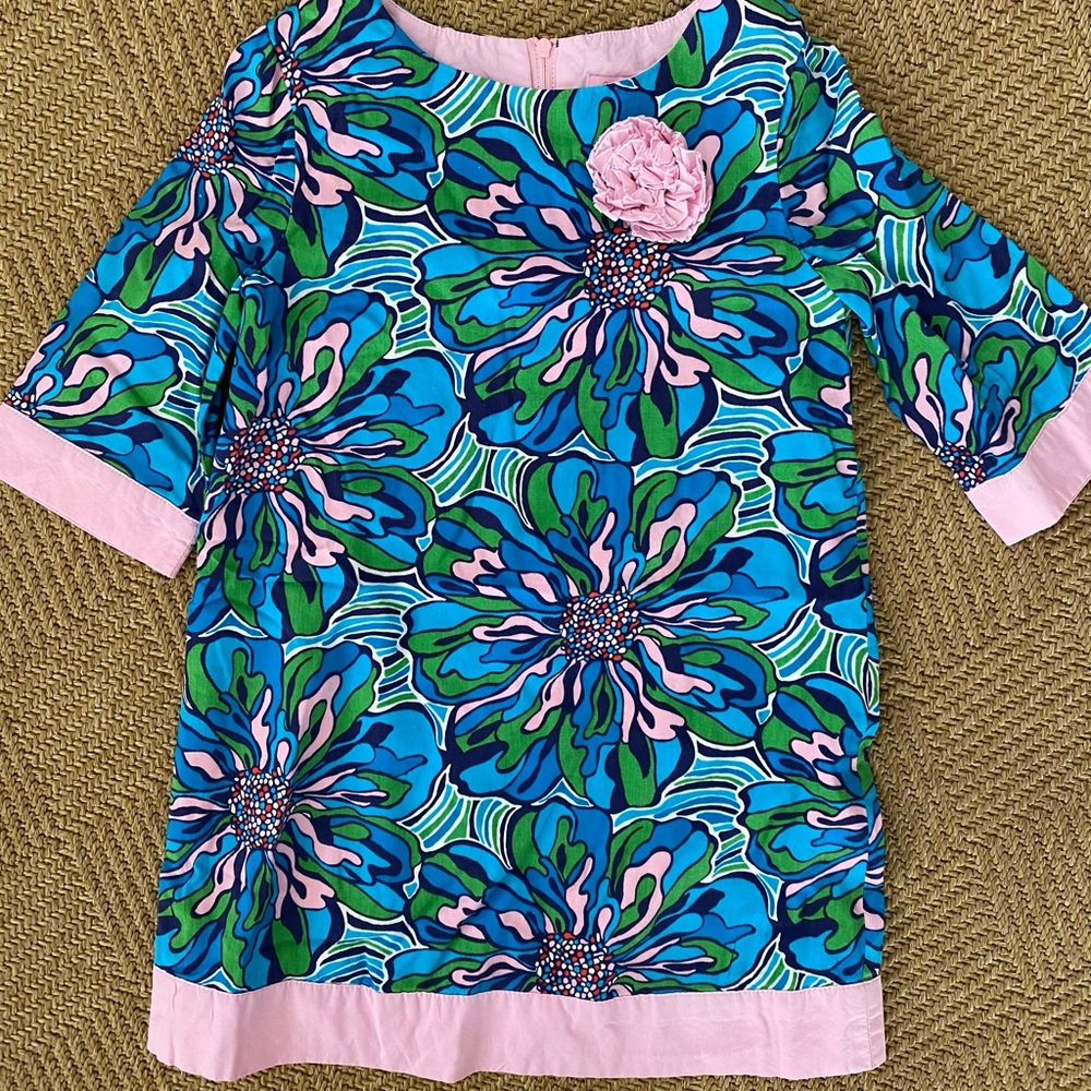 Adorable Lily Pulitzer Girls size 7 mod dress